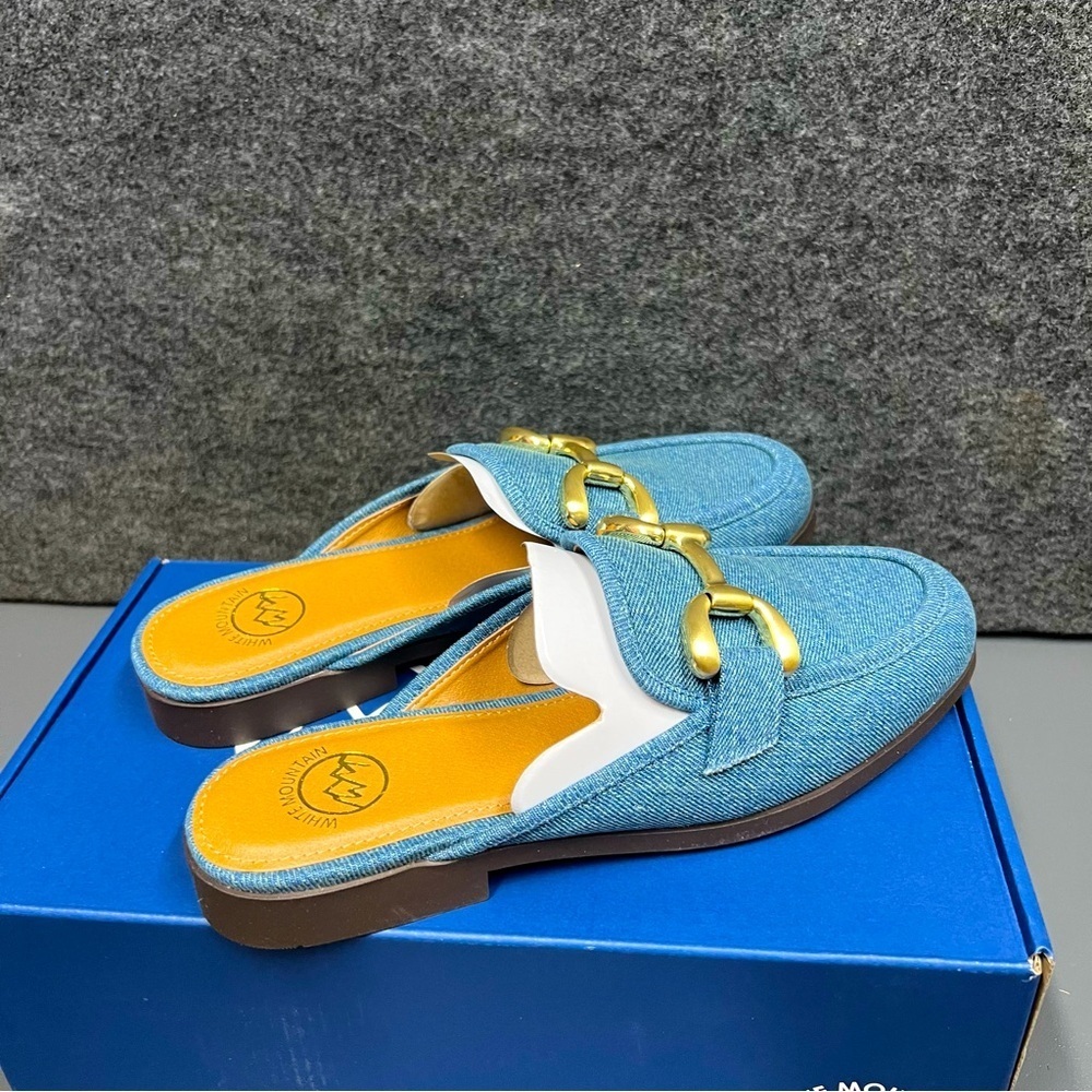 White Mountain Castor Loafer Mule Size 7.5 - Picture 7 of 12